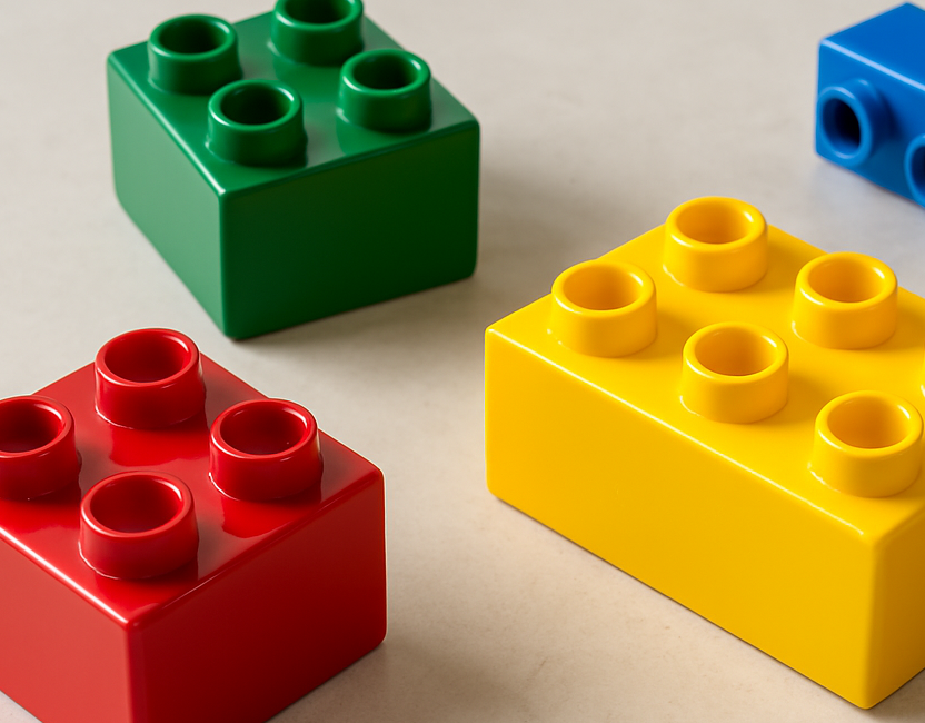 Ai generated image of Duplo blocks